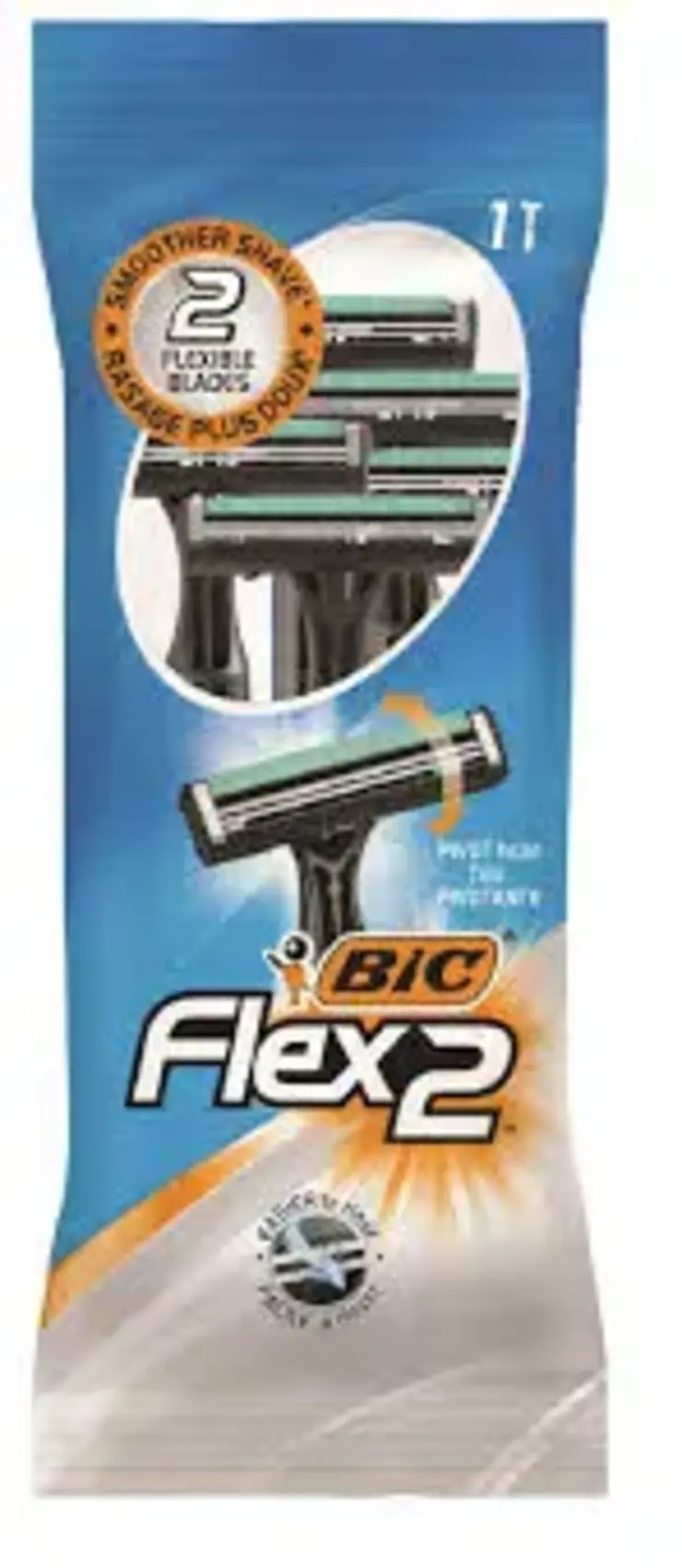 Bic Flex2 Shavers 1'S Pouch